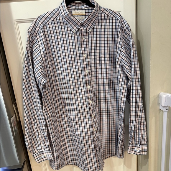 Roundtree & Yorke Other - Gold Label Roundtree & Yorke Multicolor Plaid Casual Shirt 17-1/2 36/37